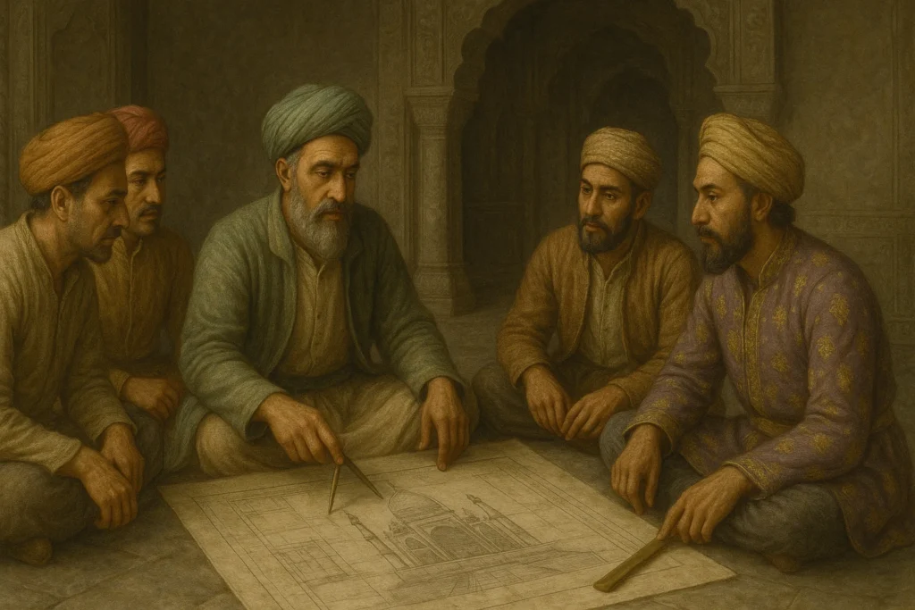 architect ustad ahmad lahauri with hi team architect ustad ahmad lahauri with hi team