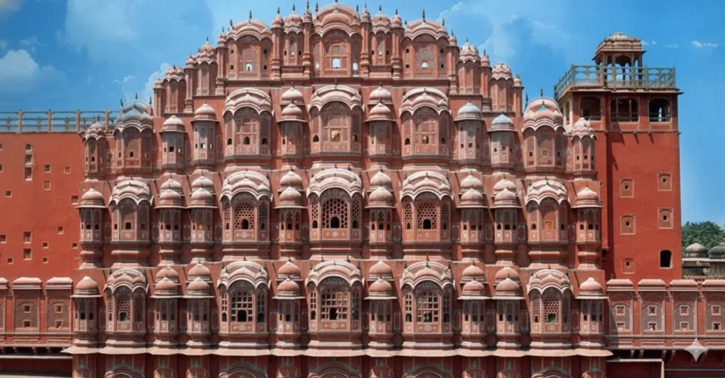 Hawa Mahal: Jaipur's Iconic Palace of Winds. Hawa Mahal Jaipur pink sandstone intricate windows historical landmark guide