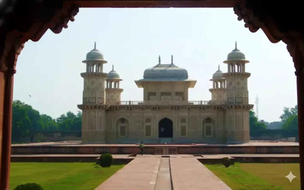 Itimad-ud-Daulah: Agra's Exquisite Jewel Box. Itimad-ud-Daulah's Tomb Agra marble Mughal architecture travel guide.
