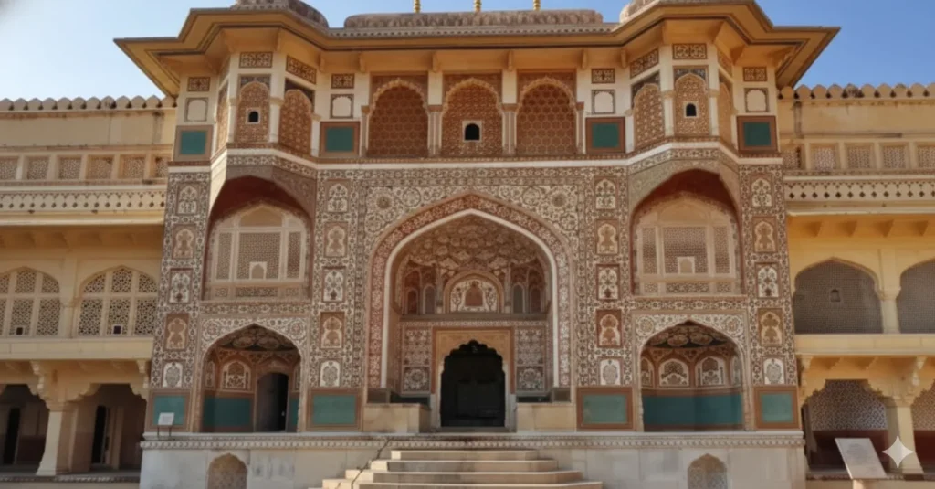 City Palace Jaipur: Royal Grandeur Unveiled City Palace Jaipur ornate gate intricate architecture royal residence guide.