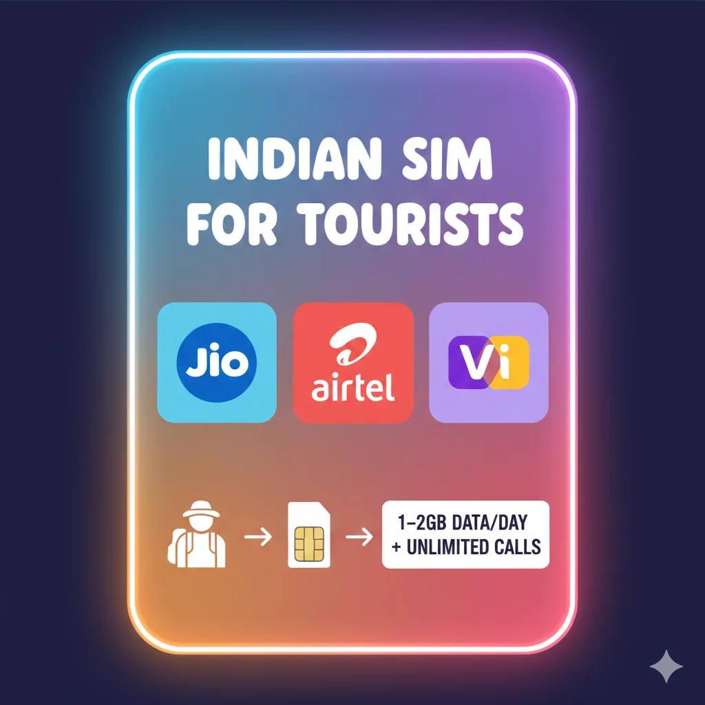 Indian SIM: Stay Connected, Travel Easy Indian SIM card data Jio Airtel Vi guide blog