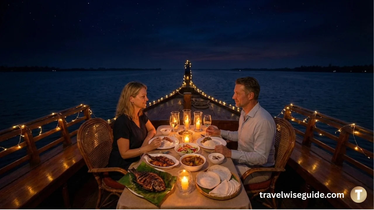 Kerala Houseboat Romantic Candlelight Dinner Kerala Houseboat Food Menue