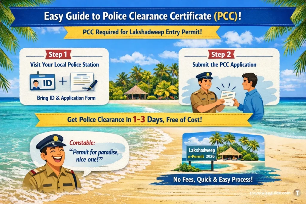 Police Clearance Certificate Made Quick and Easy Lakshadweep entry permit online guide for obtaining police clearance certificates.