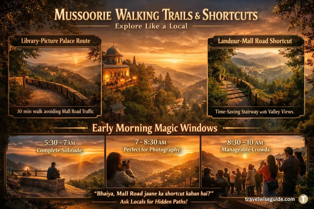 Mussoorie Shortcuts: Escape The Mall Road Crowds How to avoid trafic in Mussoorie