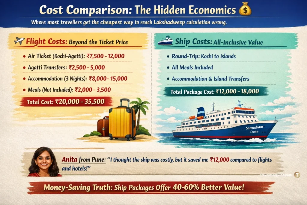 Lakshadweep Travel: Uncovering Hidden Economics For Smarter Budgets Lakshadweep Ship Vs Flight