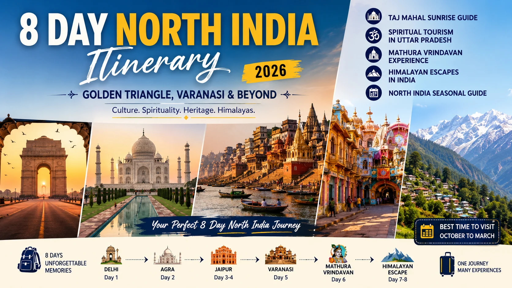North India Journey: Uncover Culture And Spirituality 8 day north india itinerary