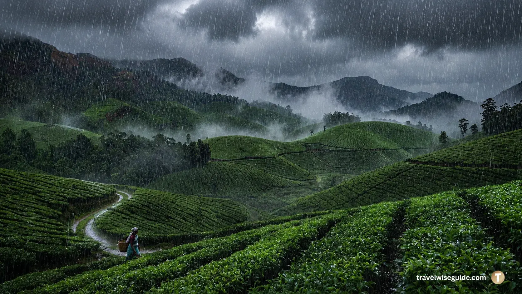 Munnar Tea Plantations In Monsoon Magic Top Monsoon Destinations in India